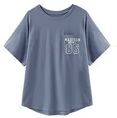 Women Madison 1986 Printed T-Shirt Olive Green Loose Fit - Image 4