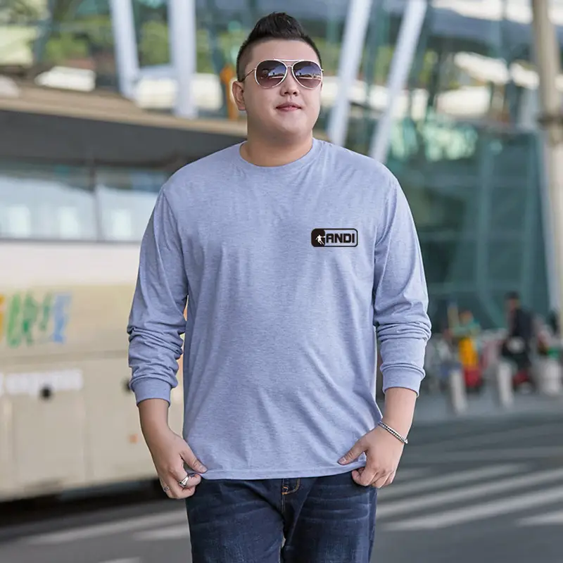 Men Long Sleeve T-Shirt White Casual Wear - Image 3