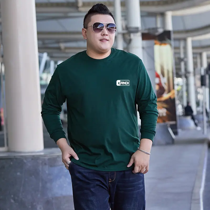 Men Long Sleeve T-Shirt White Casual Wear - Image 4