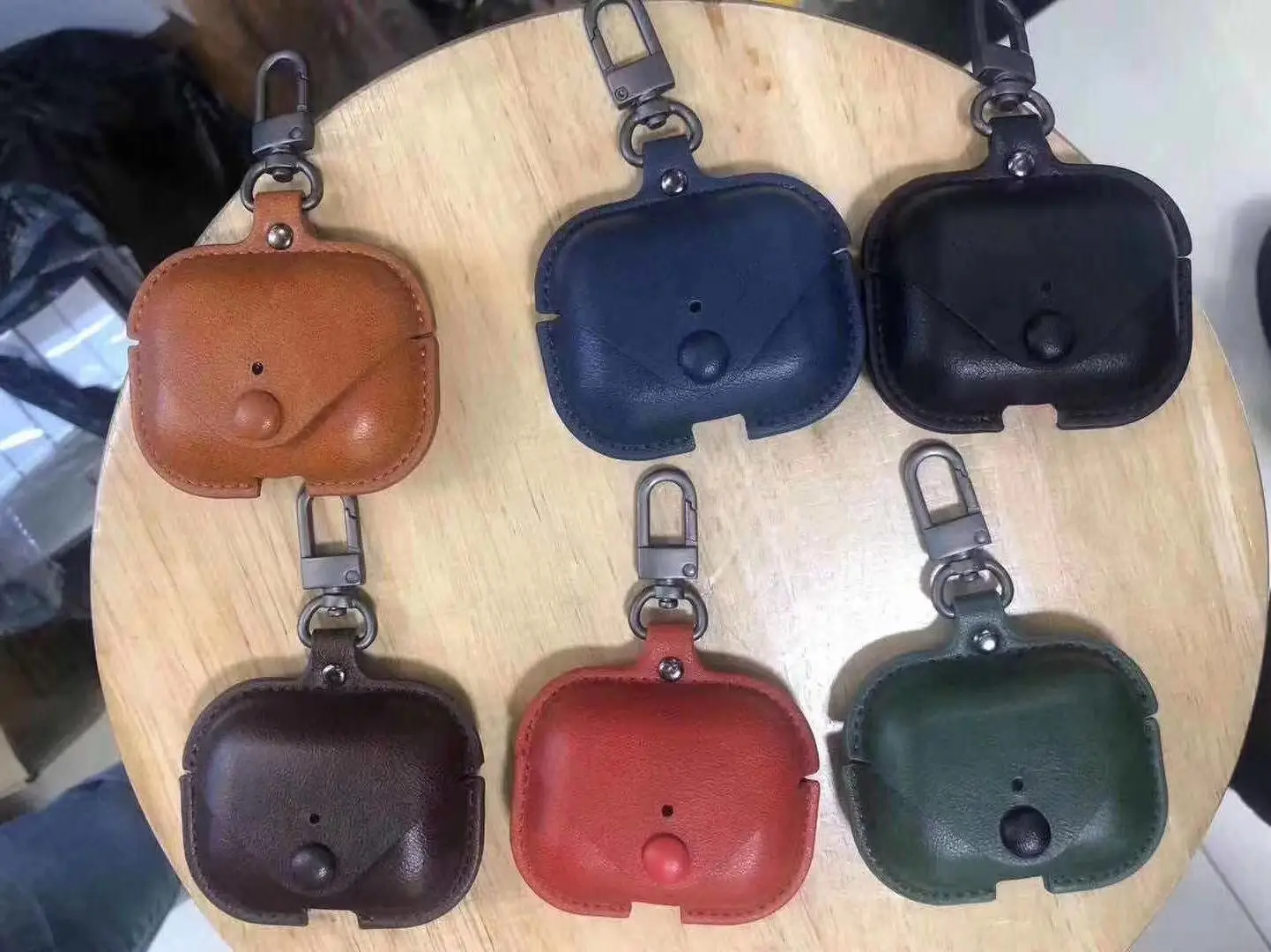 Wireless Bluetooth Earphone Case Leather Multi Color - Image 9