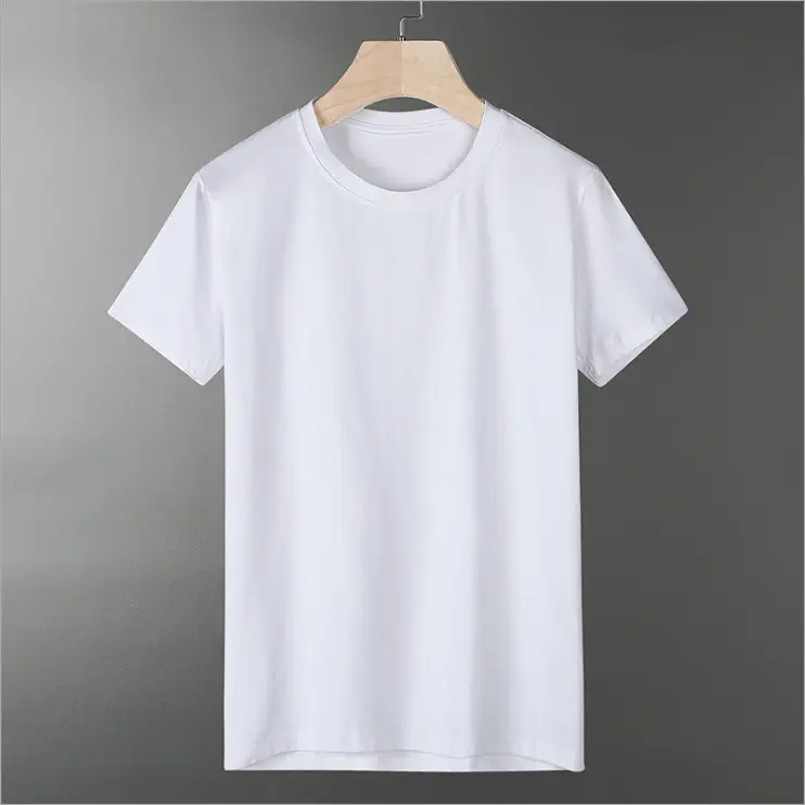 Men's White Plain T-Shirt Casual Summer Wear - Image 5