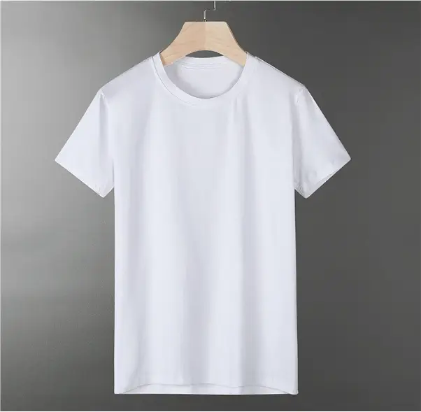 Men's White Plain T-Shirt Casual Summer Wear — feature 11