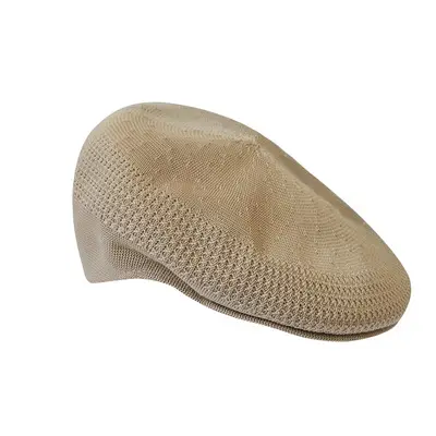 Women's Korean Style One Pan Hat Spring Autumn Beige - Image 2
