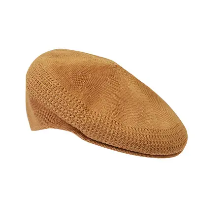 Women's Korean Style One Pan Hat Spring Autumn Beige - Image 3