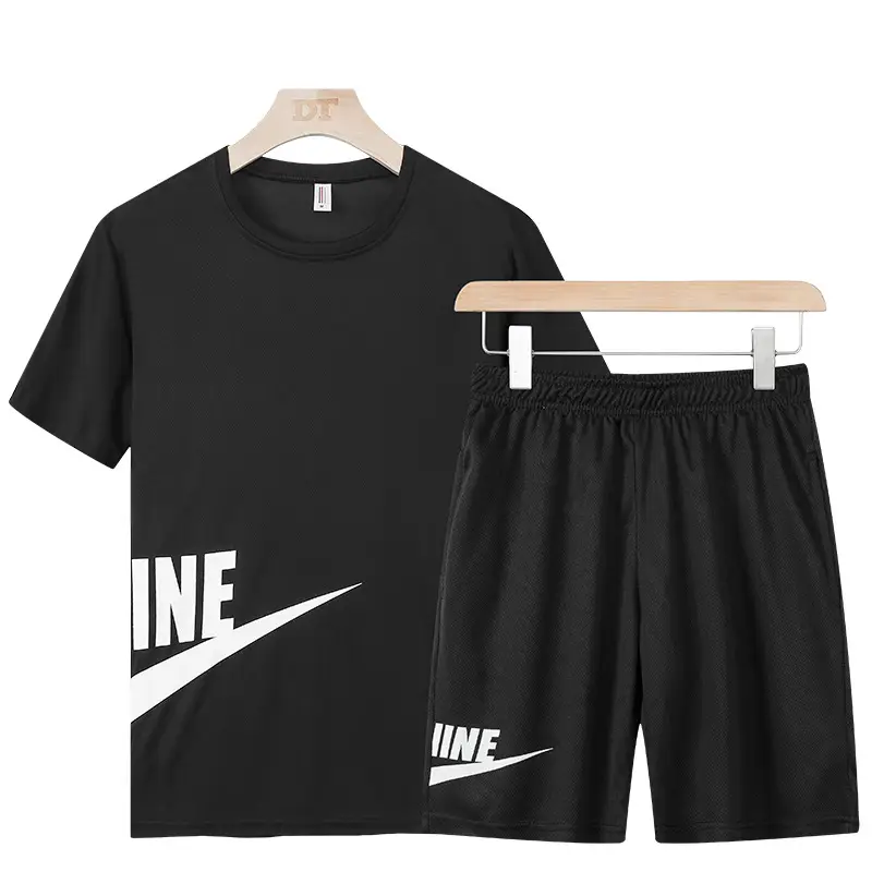 Men Crossbody Sports Suit White Black Nike 2021 Summer - Image 16