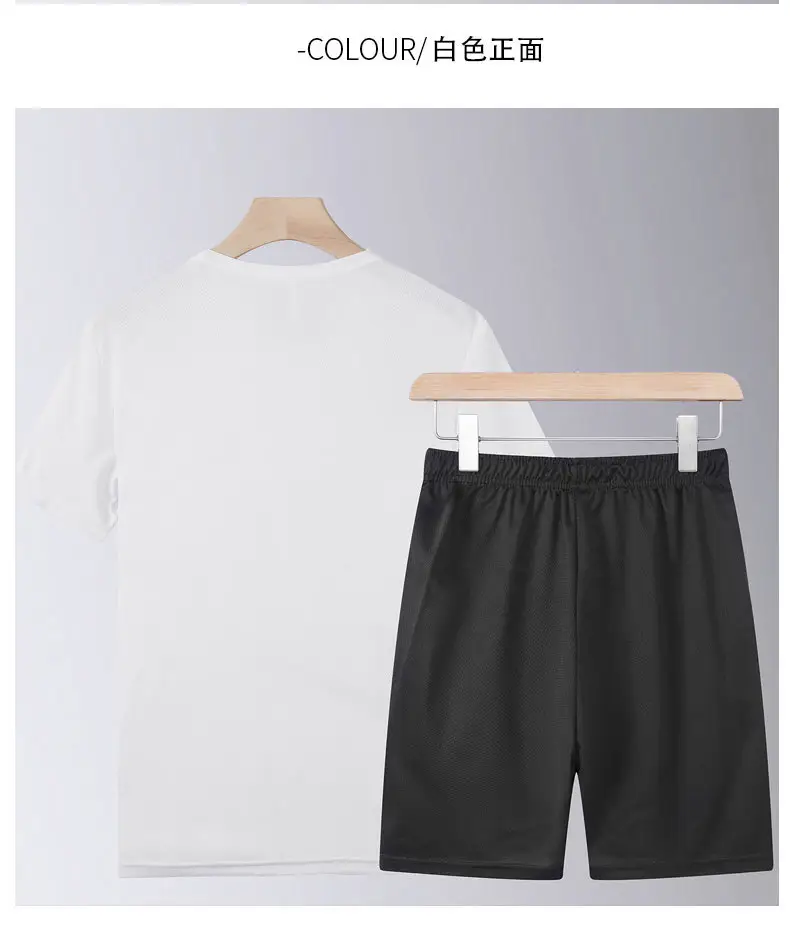 Men Crossbody Sports Suit White Black Nike 2021 Summer — feature 20