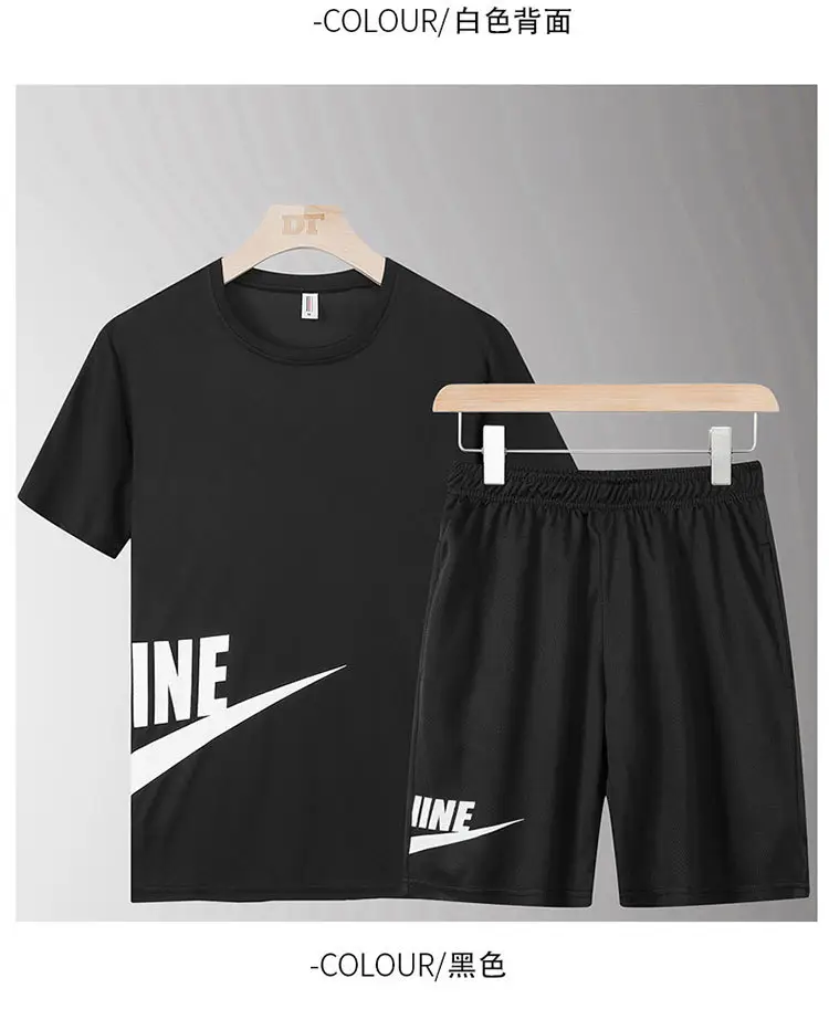 Men Crossbody Sports Suit White Black Nike 2021 Summer — feature 8