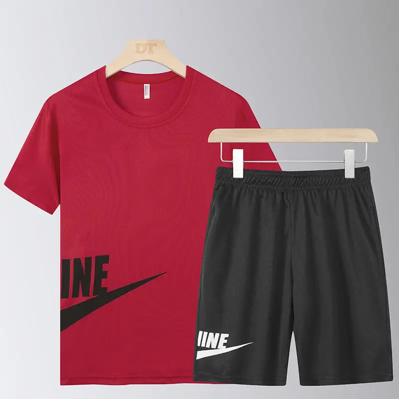 Men Crossbody Sports Suit White Black Nike 2021 Summer - Image 2