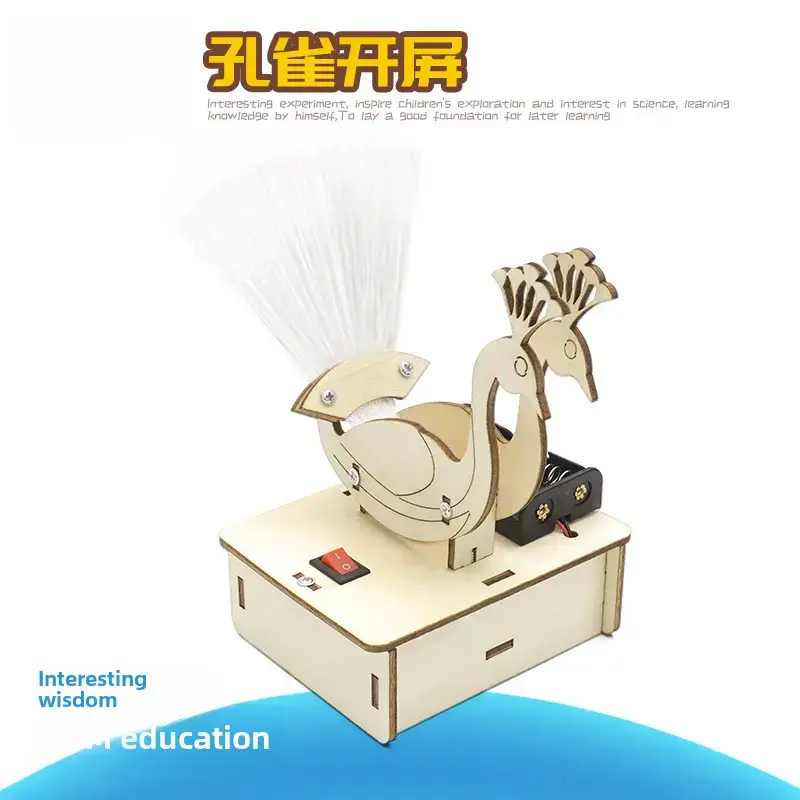 Kids Piano Music Box Wooden DIY Science Toy - Image 26