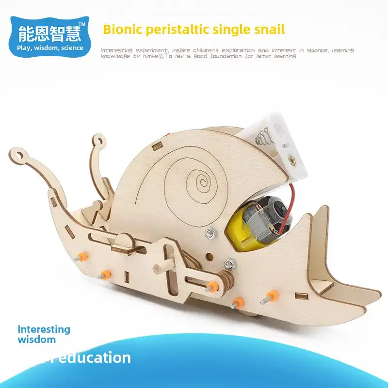 Kids Piano Music Box Wooden DIY Science Toy - Image 40