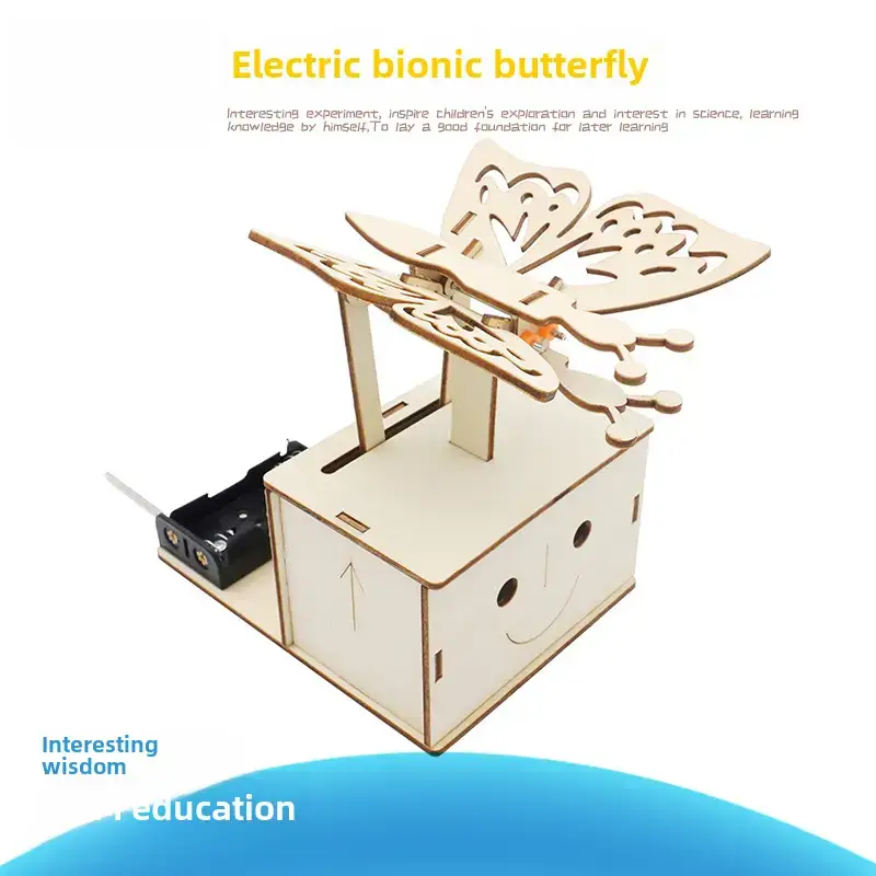 Kids Piano Music Box Wooden DIY Science Toy - Image 41