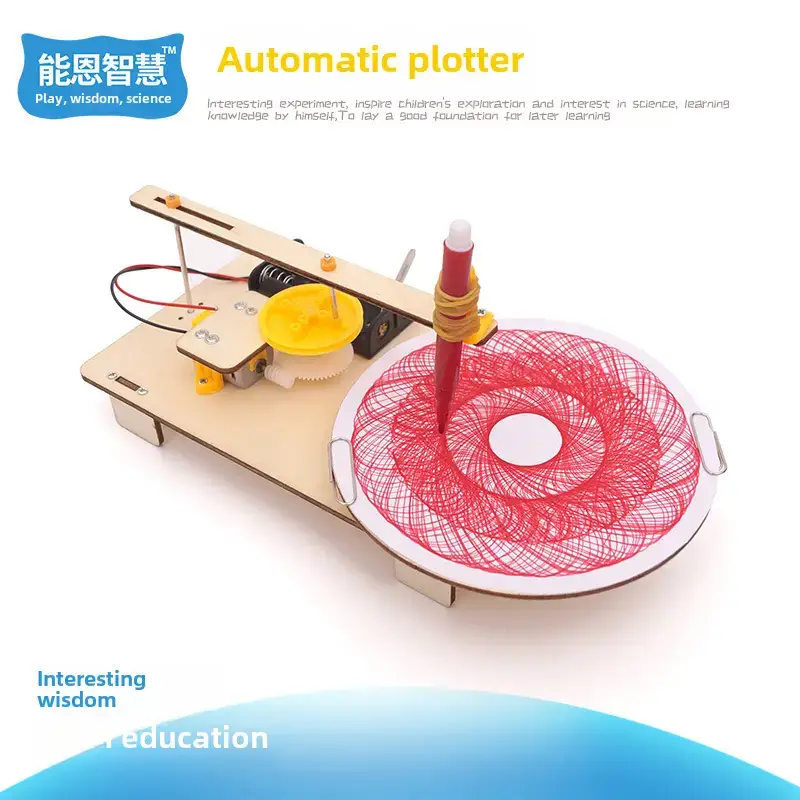 Kids Piano Music Box Wooden DIY Science Toy - Image 47