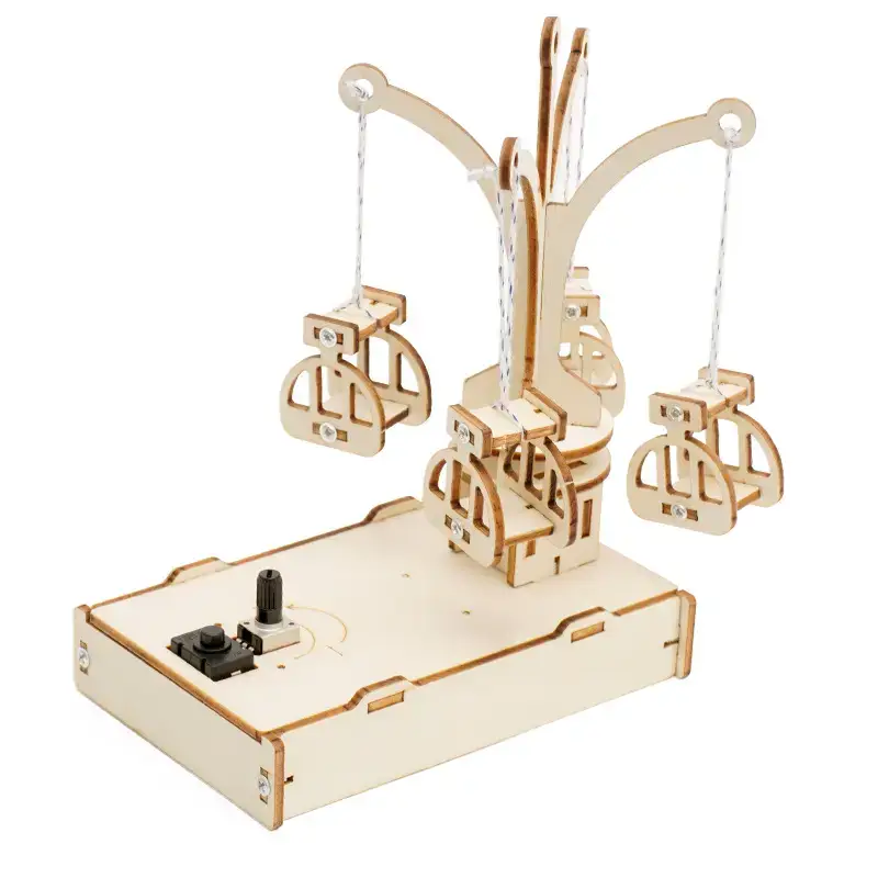Kids Piano Music Box Wooden DIY Science Toy - Image 65