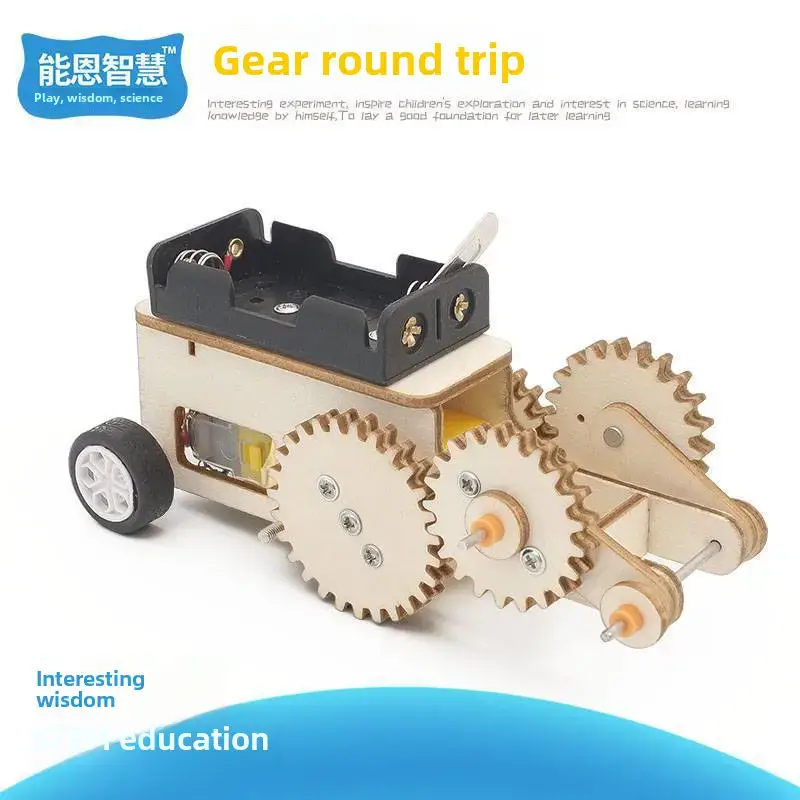Kids Piano Music Box Wooden DIY Science Toy - Image 7