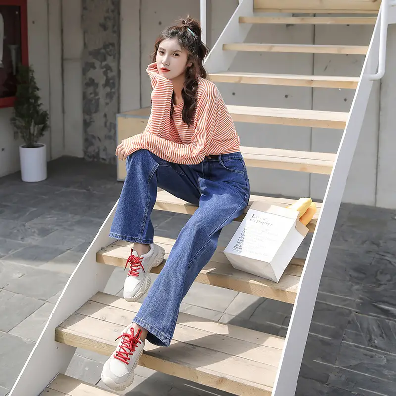 Women's Wide Leg Jeans 2025 Spring Autumn Loose Fit - Image 4