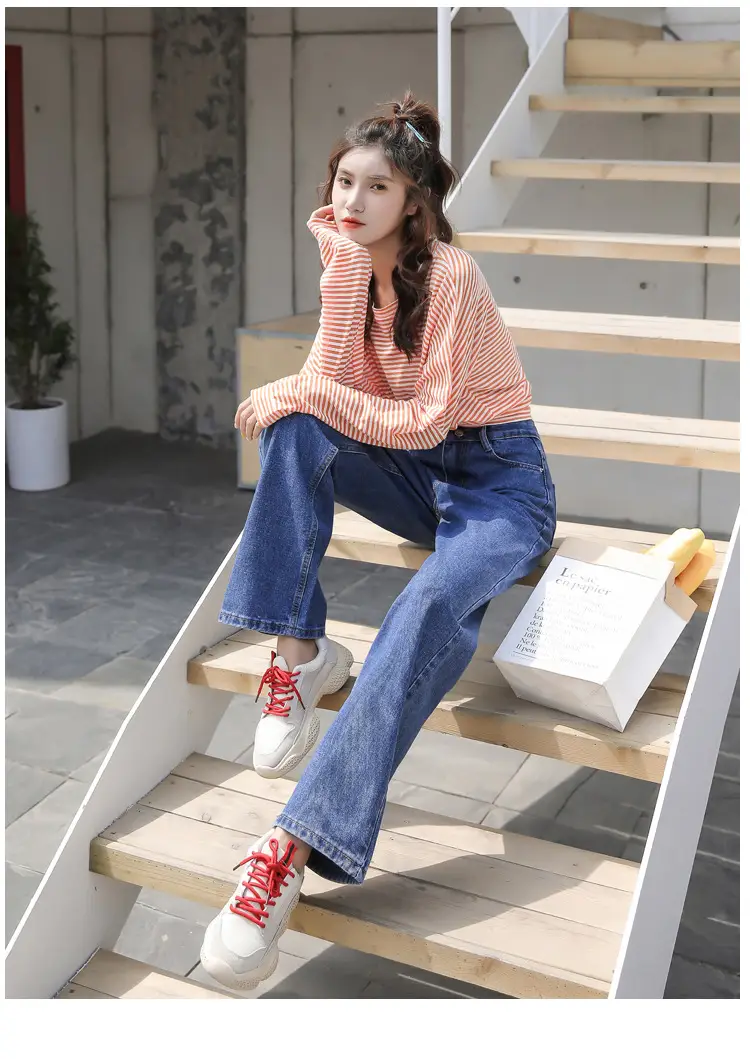 Women's Wide Leg Jeans 2025 Spring Autumn Loose Fit — feature 15