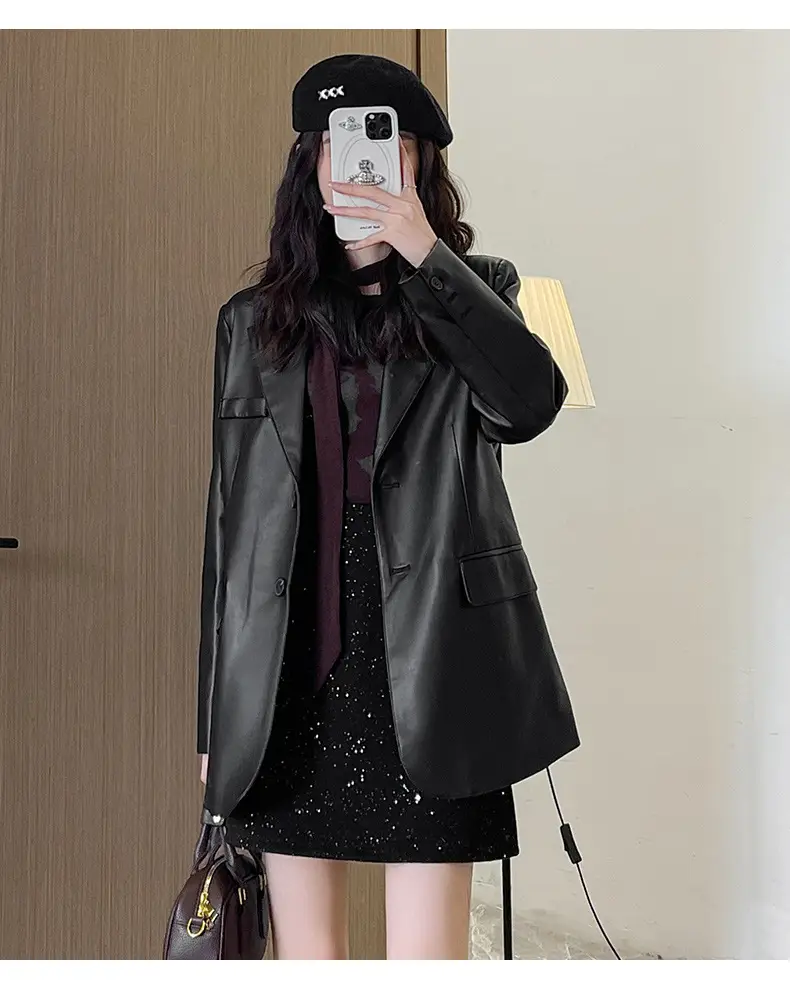 Women Woolen Sequin Half Skirt High Waist Slimming — feature 33