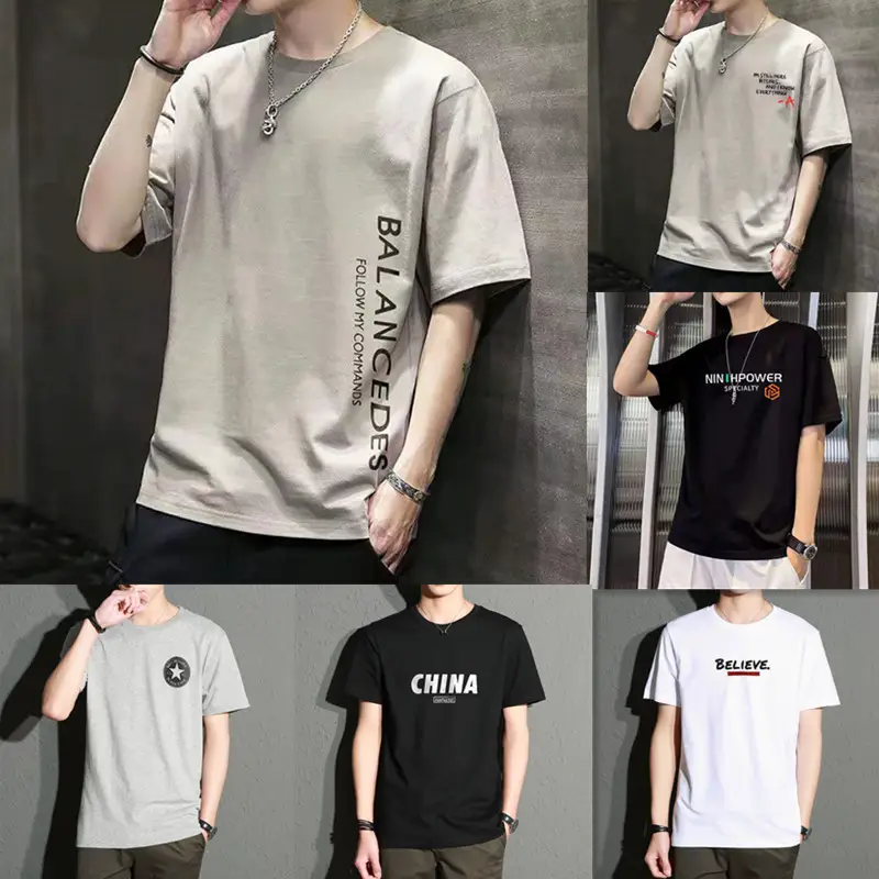 Men Grey Printed Slim Fit T-Shirt - Image 26