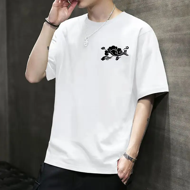 Men Grey Printed Slim Fit T-Shirt - Image 12
