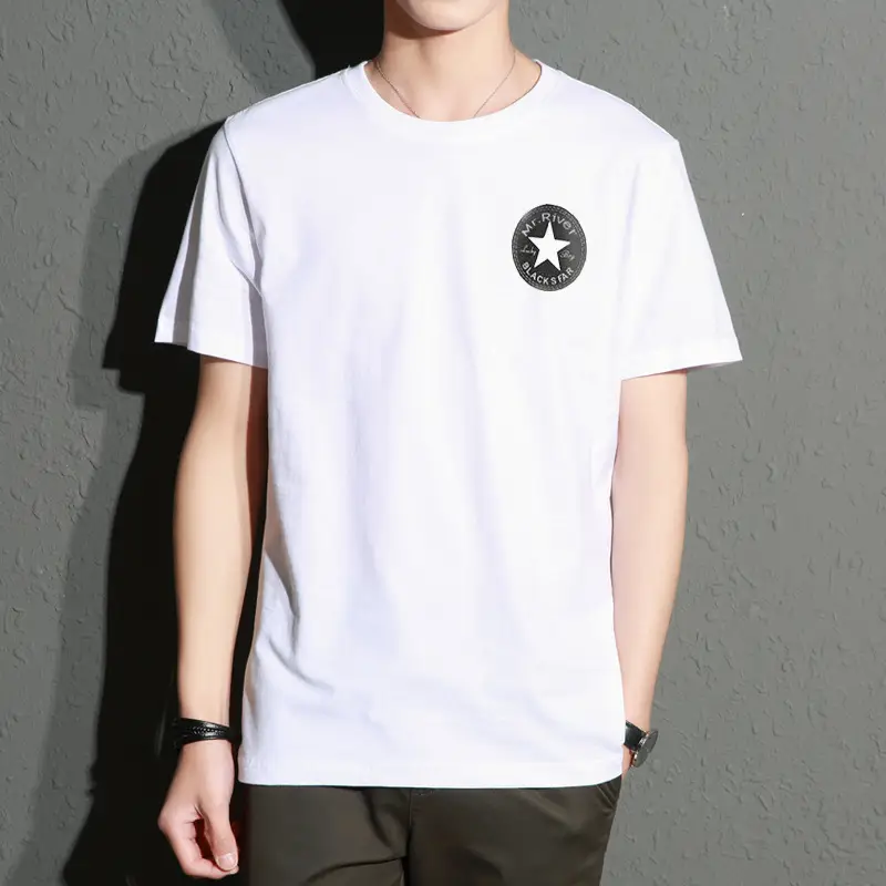 Men Grey Printed Slim Fit T-Shirt - Image 18