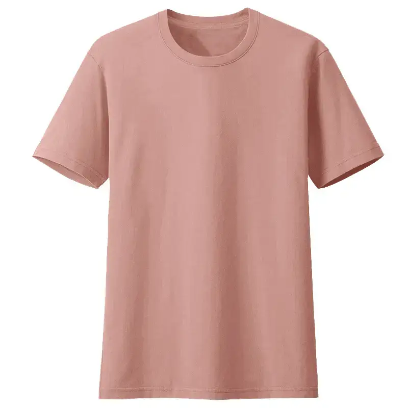 Men Mercerized Cotton Black T-Shirt Round Neck - Image 5