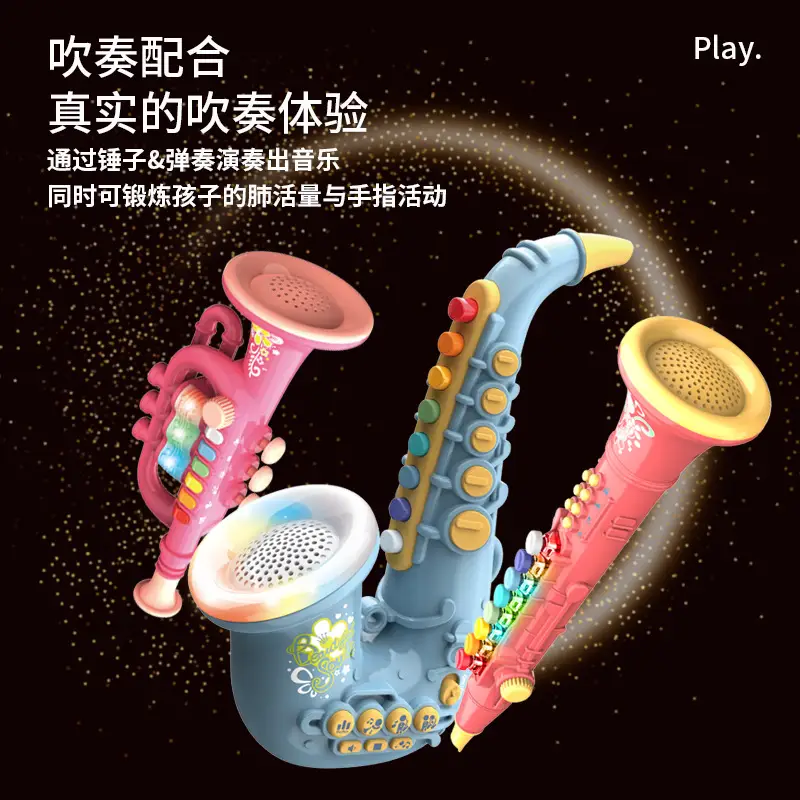 Electric Wind Instrument Saxophone for Kids Music Toy - Image 30