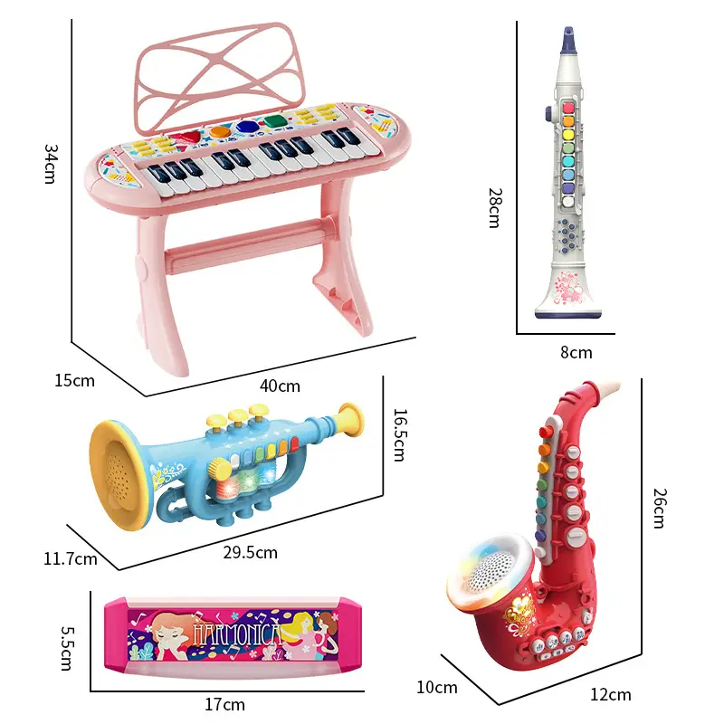Electric Wind Instrument Saxophone for Kids Music Toy - Image 31