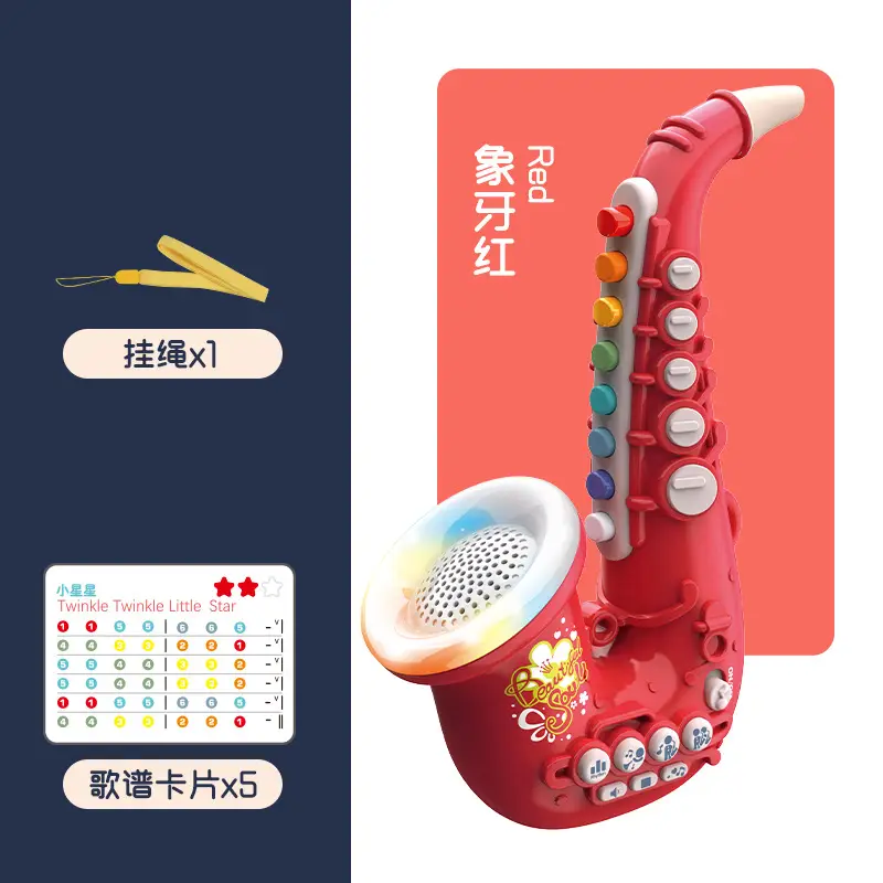 Electric Wind Instrument Saxophone for Kids Music Toy - Image 3