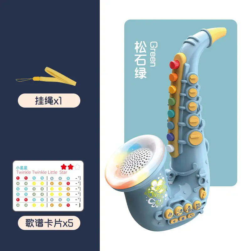 Electric Wind Instrument Saxophone for Kids Music Toy - Image 4