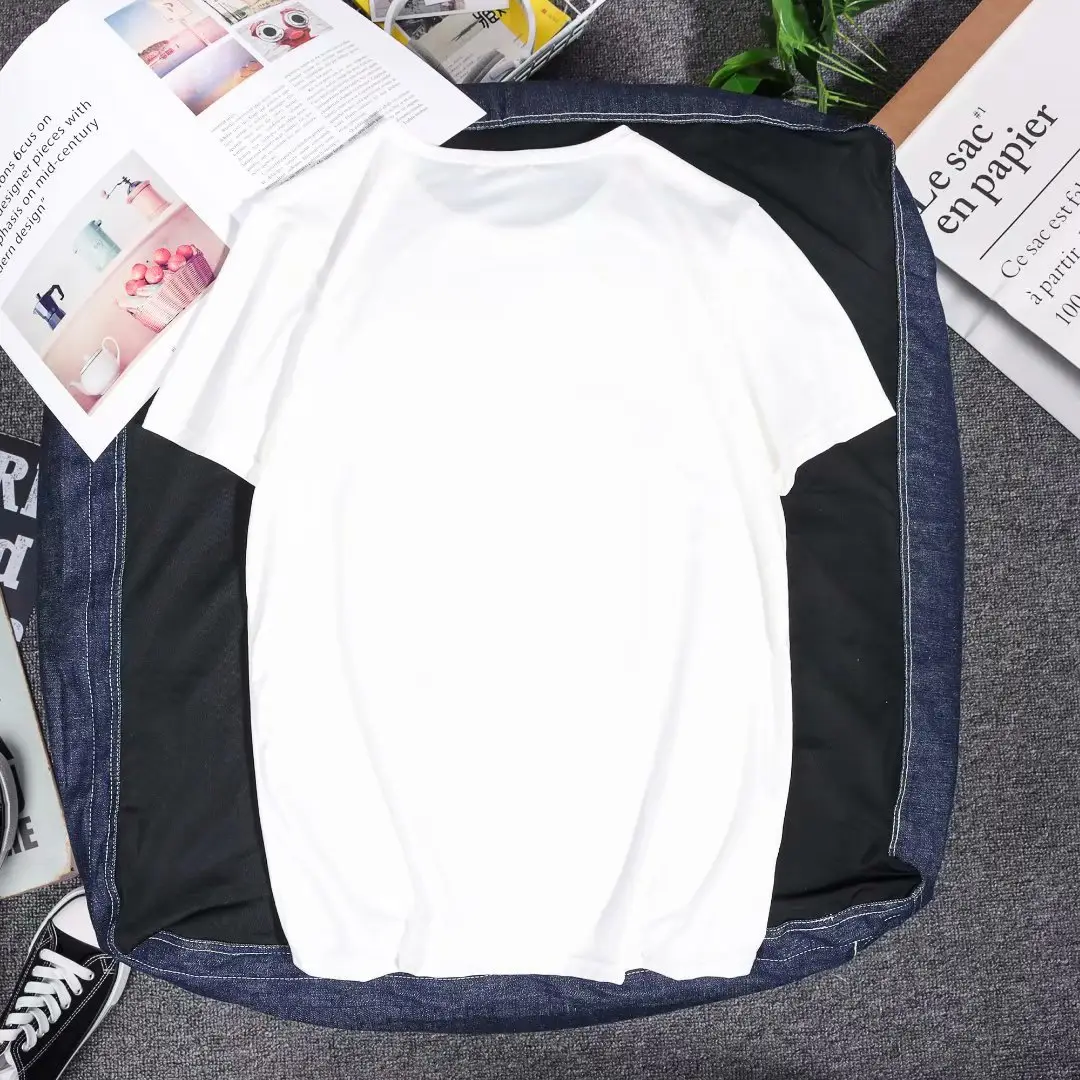 Men Green Slim Fit T-Shirt Short Sleeve Round Neck - Image 9