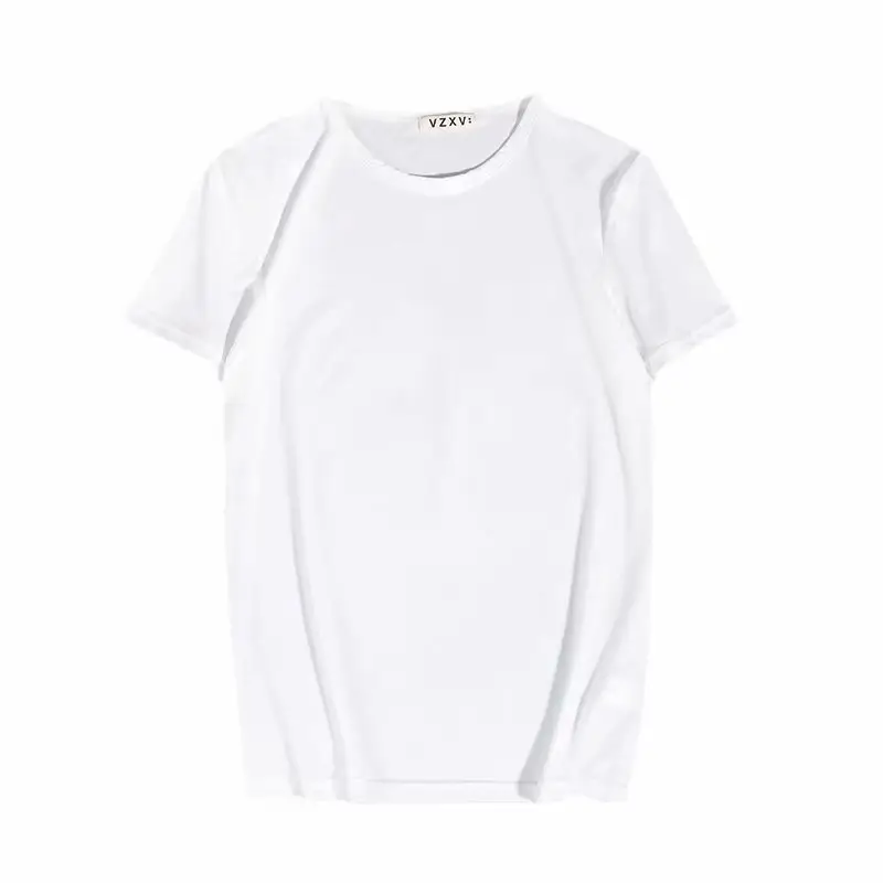 Men Green Slim Fit T-Shirt Short Sleeve Round Neck - Image 12