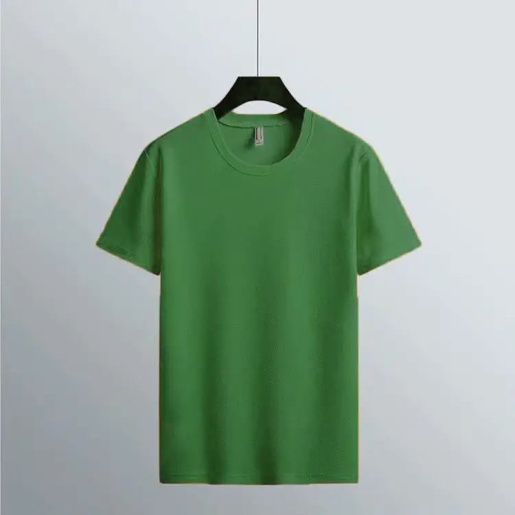 Men Black Slim Fit T-Shirt Summer - Image 3