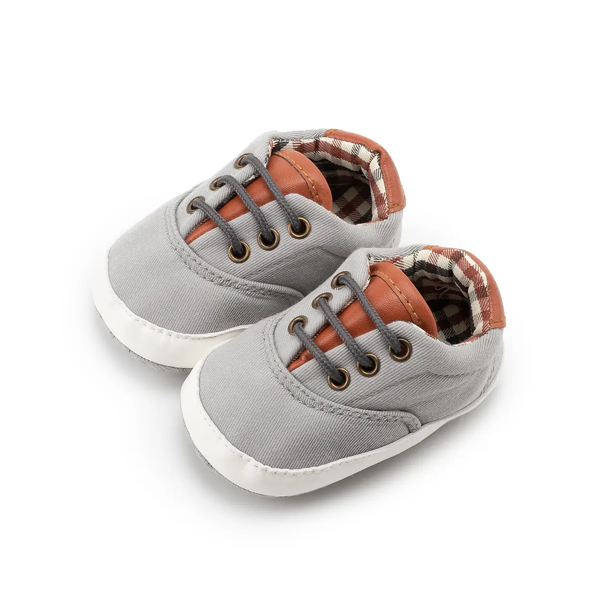 Grey Canvas Baby Shoes for 0-12 Months — feature 10