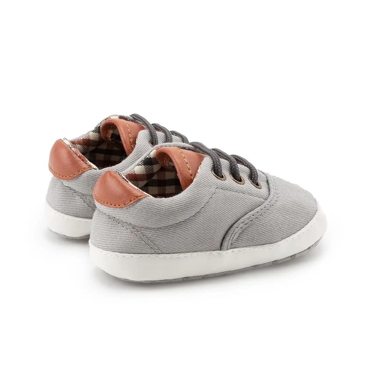 Grey Canvas Baby Shoes for 0-12 Months — feature 11