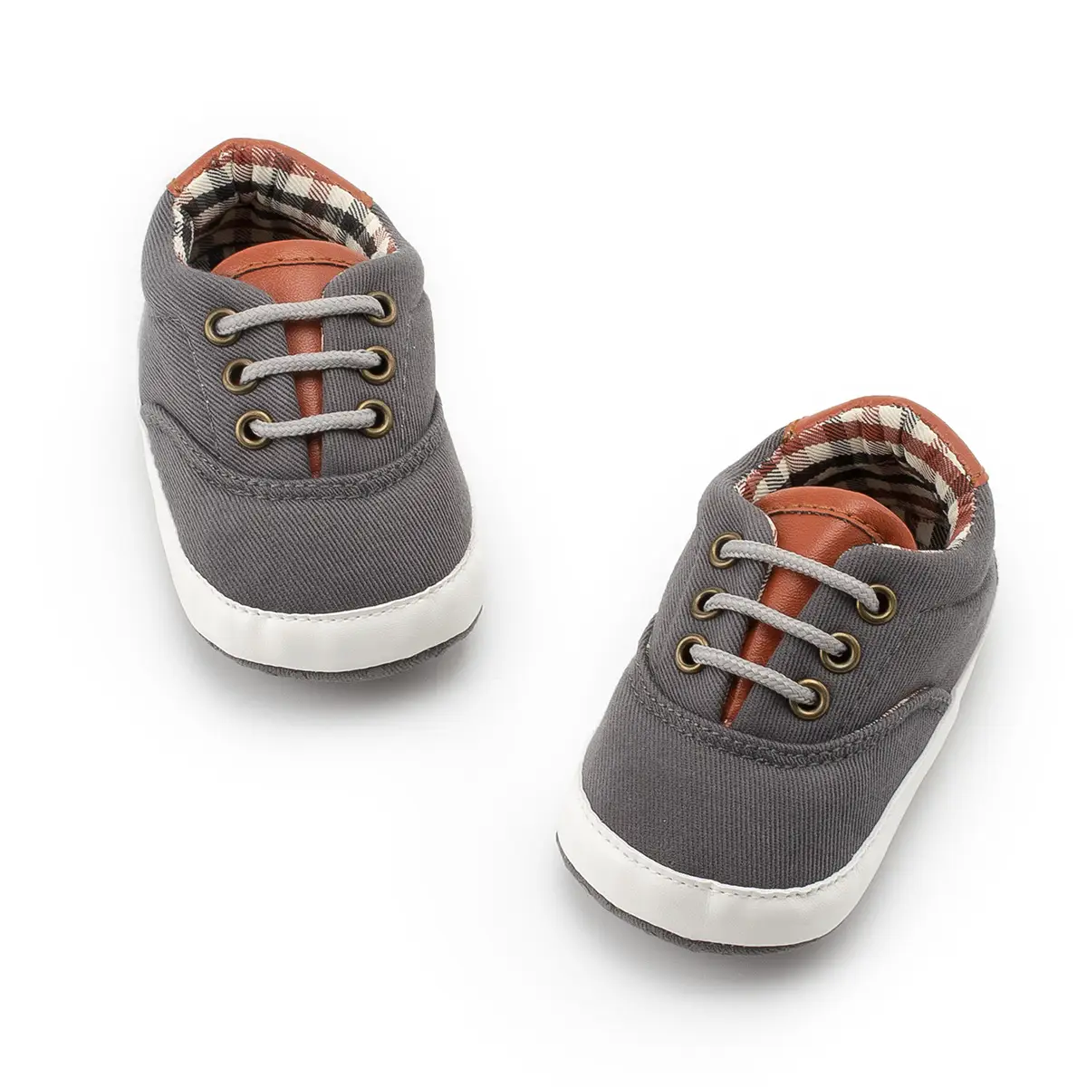 Grey Canvas Baby Shoes for 0-12 Months — feature 15