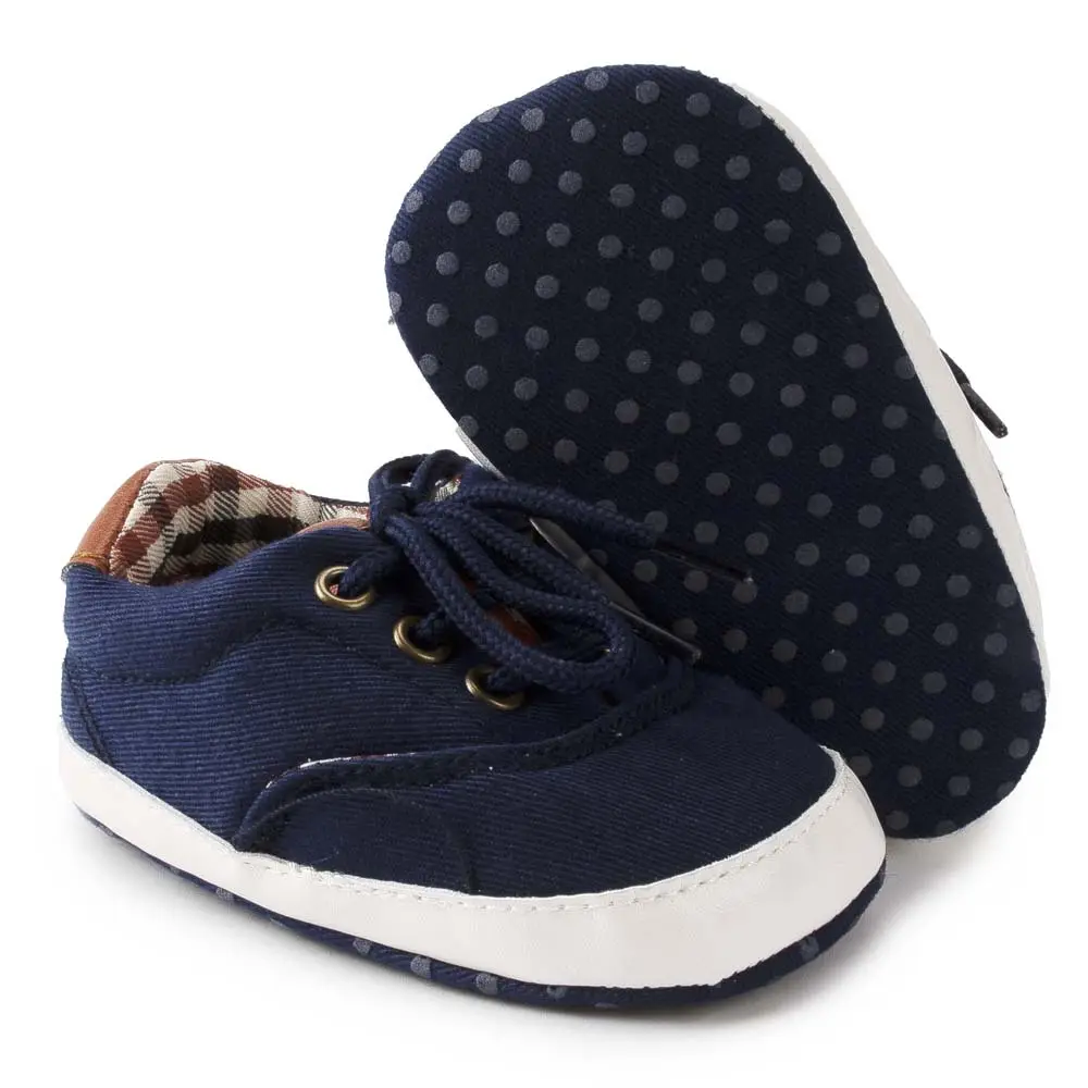 Grey Canvas Baby Shoes for 0-12 Months — feature 20