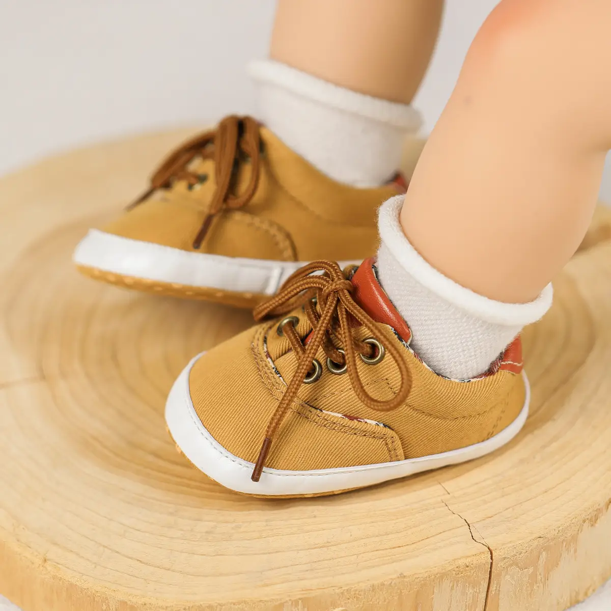 Grey Canvas Baby Shoes for 0-12 Months — feature 25