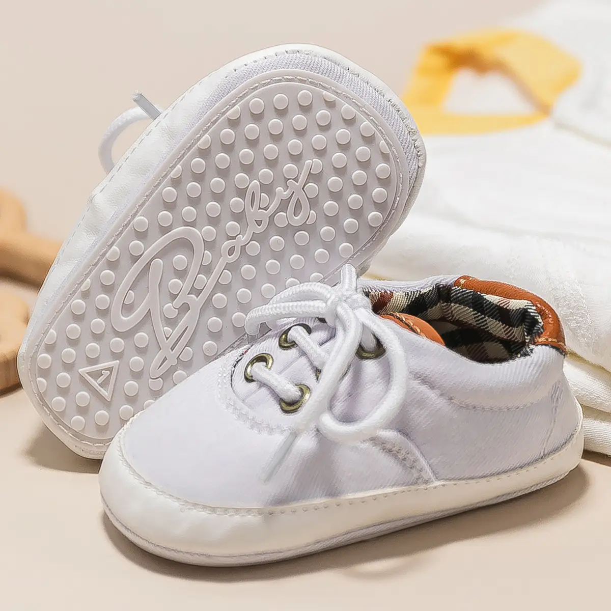 Grey Canvas Baby Shoes for 0-12 Months — feature 28
