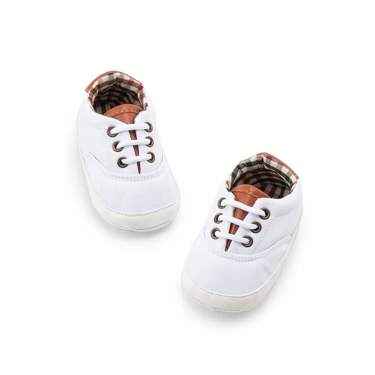 Grey Canvas Baby Shoes for 0-12 Months — feature 4