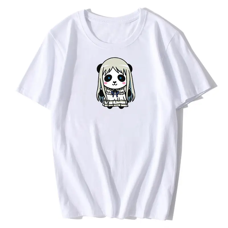 White Graphic T-Shirt for Girls Summer Wear - Image 2