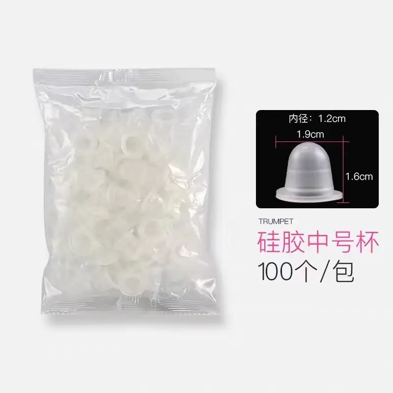 Semi-permanent tattoo ring cup 100 pcs