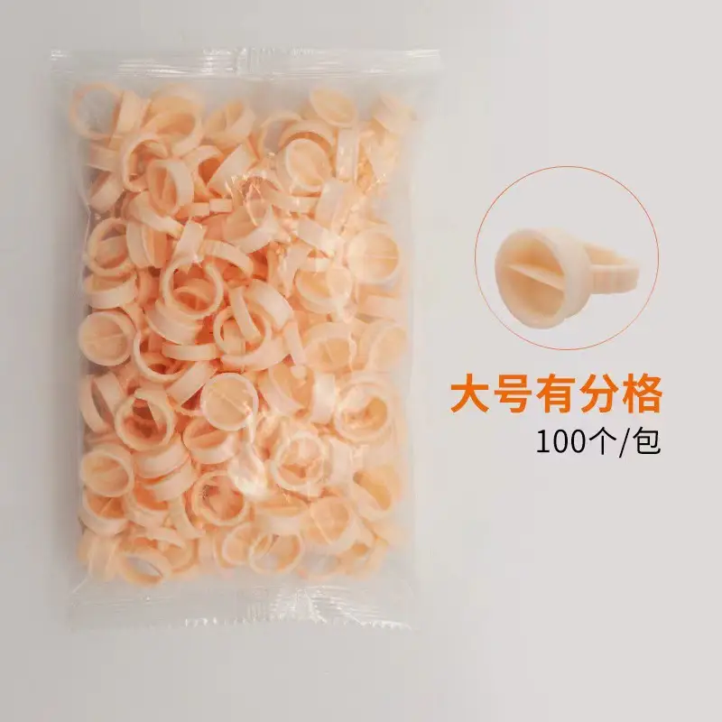 Semi-permanent tattoo ring cup 100 pcs