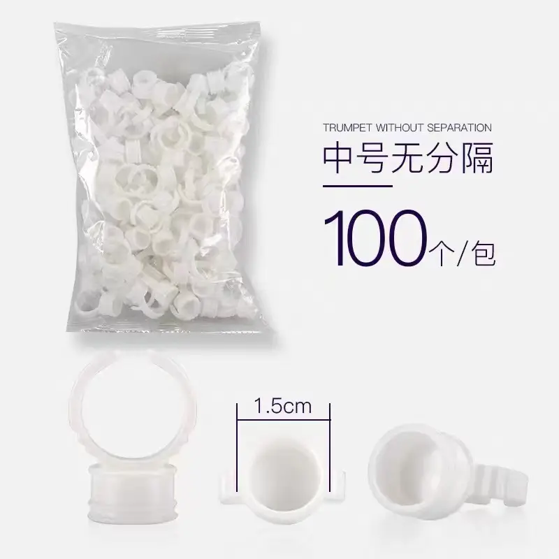 Semi-permanent tattoo ring cup 100 pcs