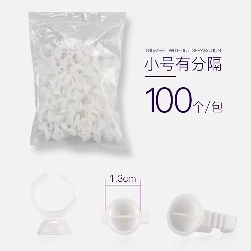 Semi-permanent tattoo ring cup 100 pcs
