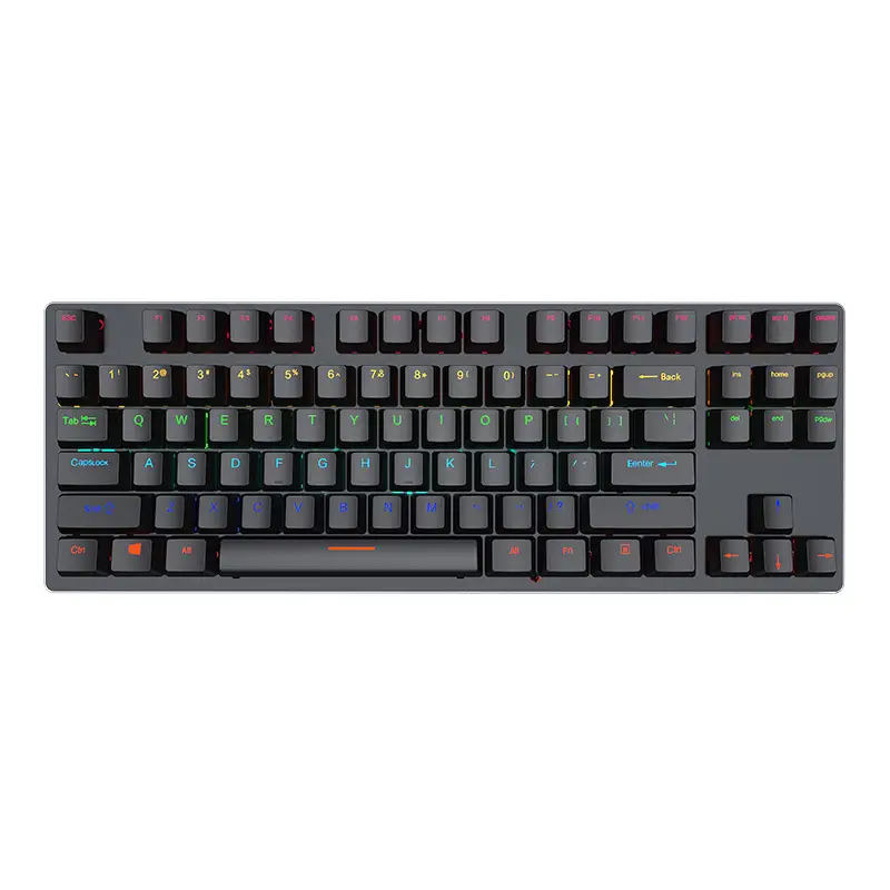 Crack K550 Mechanical Keyboard Green Shaft Hot Plug Office E-sports Punk Computer Games Russian Wired Keyboard - Image 7