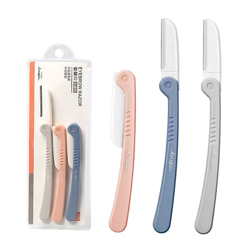 Women's Portable Eyebrow Scraping Blades 3 Pack - Image 7