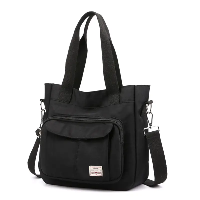 Purple Women's Shoulder Bag Large Capacity Nylon Cloth - Image 4