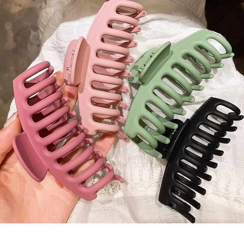 Blue Large Hair Clip for Women Back of Head Bathing - Image 17
