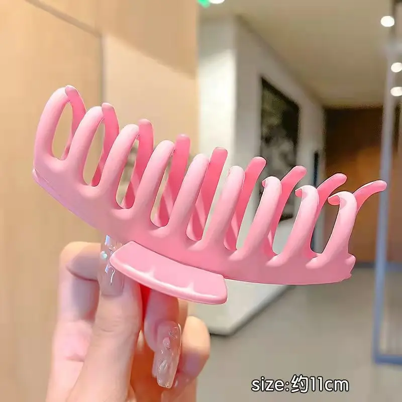 Blue Large Hair Clip for Women Back of Head Bathing - Image 8