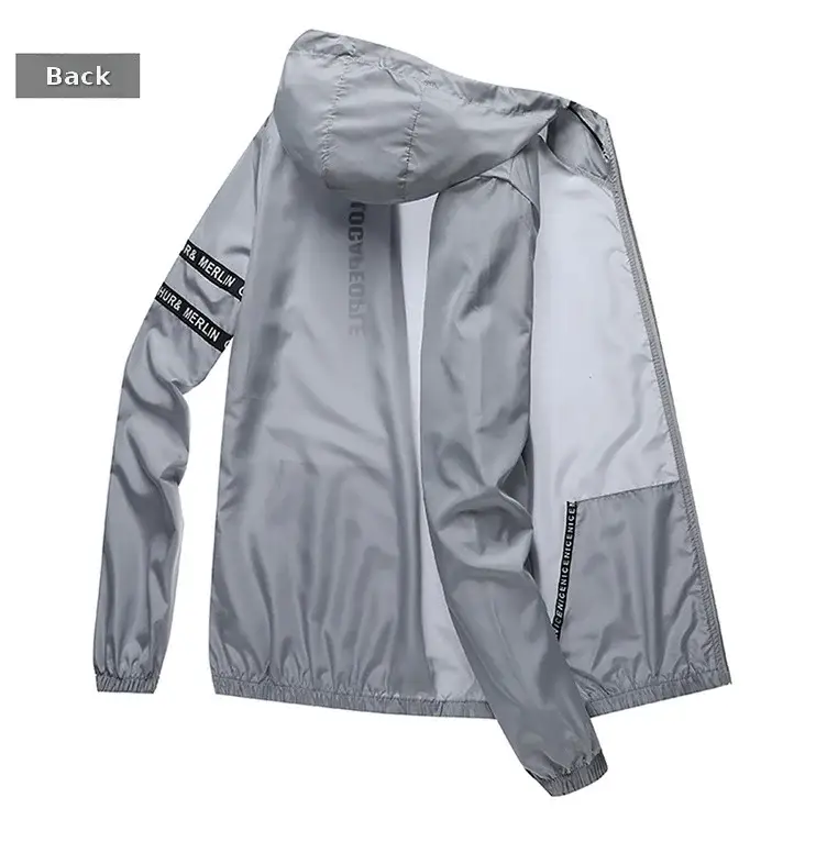 Men's Neon Hooded Sun Protection Jacket — feature 7